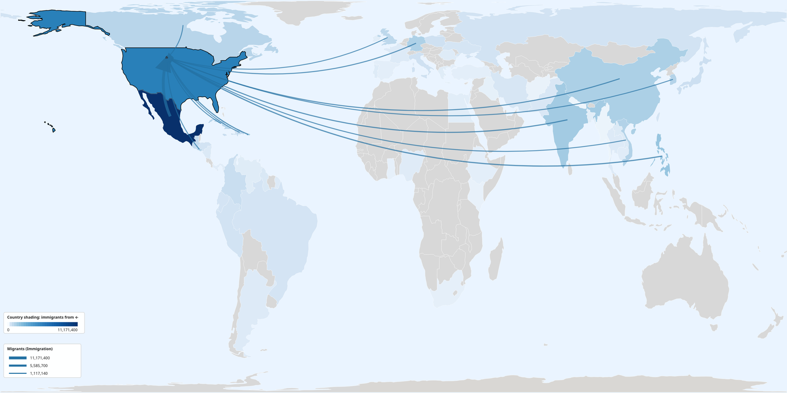 Migration Stocks – Interactive World Map